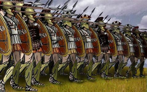 密集方陣隊形、high density formation、phalanx, heavy-armed soldiers,Hoplite