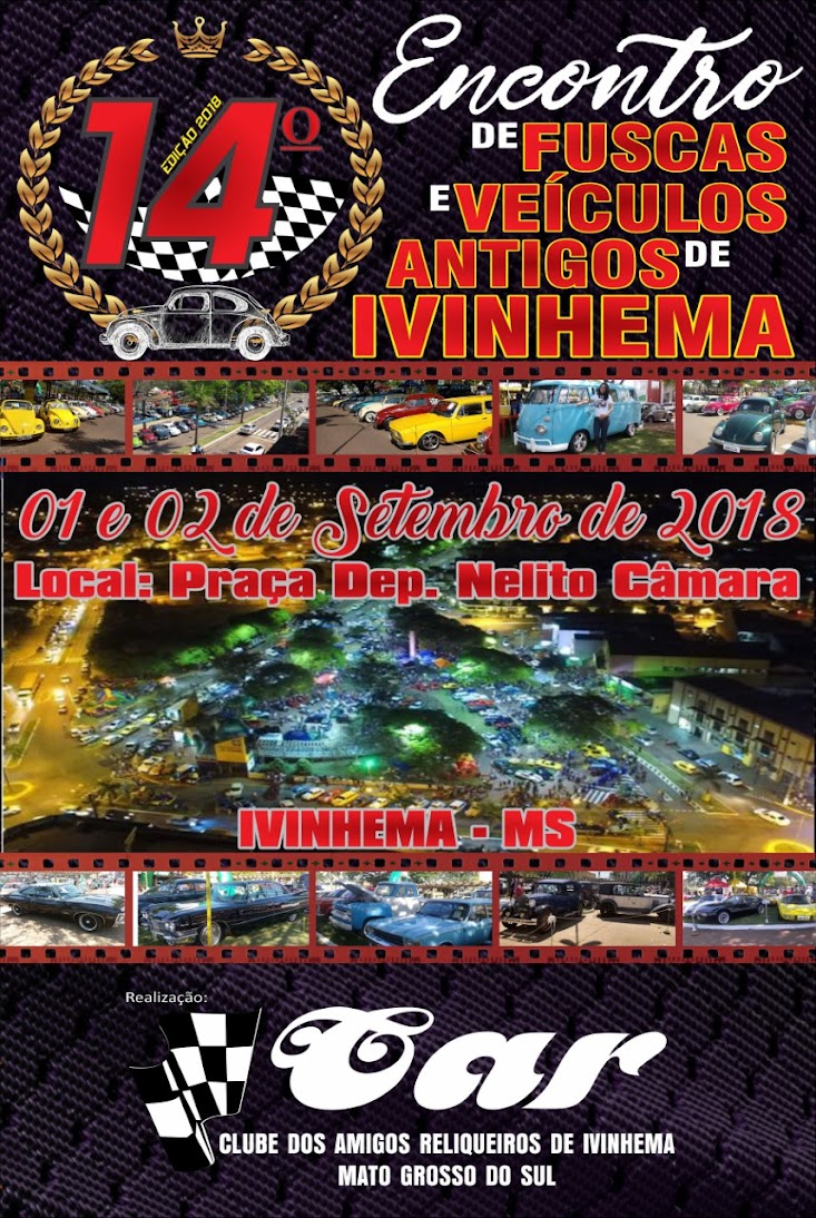 14º ENCONTRO DE FUSCAS E VEICULOS ANTIGOS DE IVINHEMA