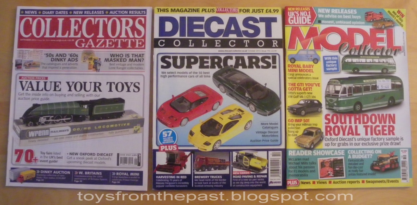 Toys from the Past 329 VARIOUS BRITISH DIECAST MAGAZINES