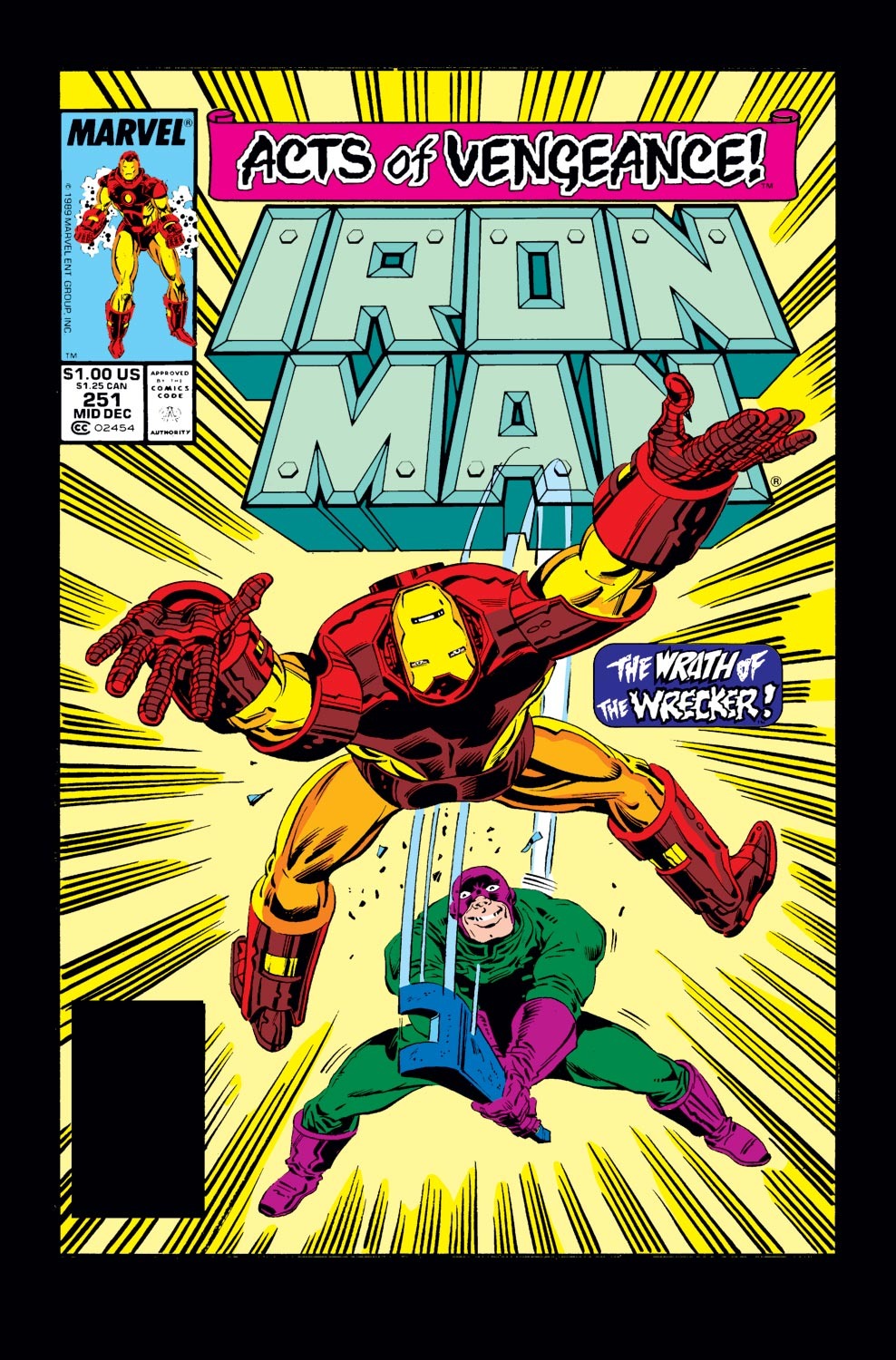 Read online Iron Man (1968) comic -  Issue #251 - 1