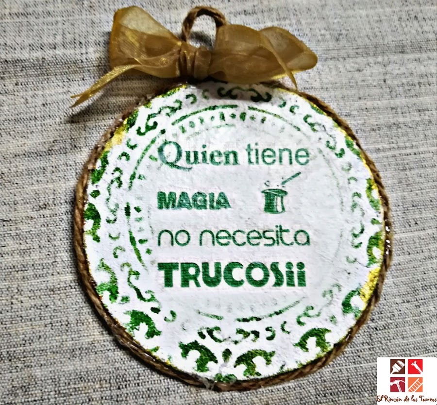 diy posavasos navideño