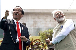 Presiden Jokowi Ajak PM India Narendra Modi Main Layangan di Monas 