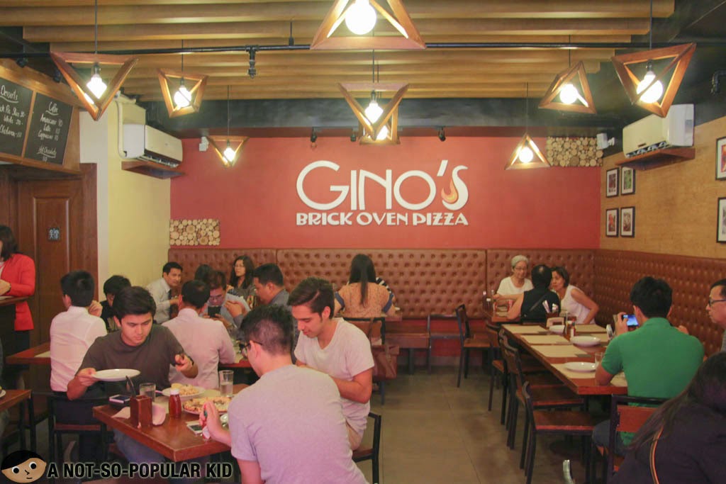 Gino’s Brick Oven Pizza in Salcedo Village, Makati A NotSoPopular