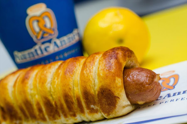 Image result for auntie anne pretzel dog malaysia