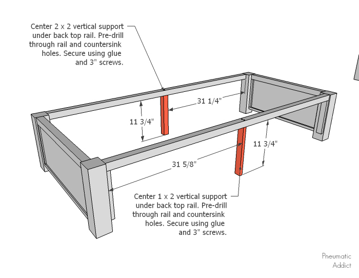 How to Build a Futon Base with Storage Drawers Pneumatic Addict