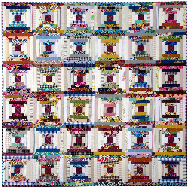 Outback Wife Courthouse Steps Quilt A Finished Quilt Red Pepper