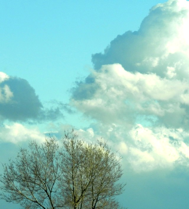 Grow Creative- blue sky with clouds