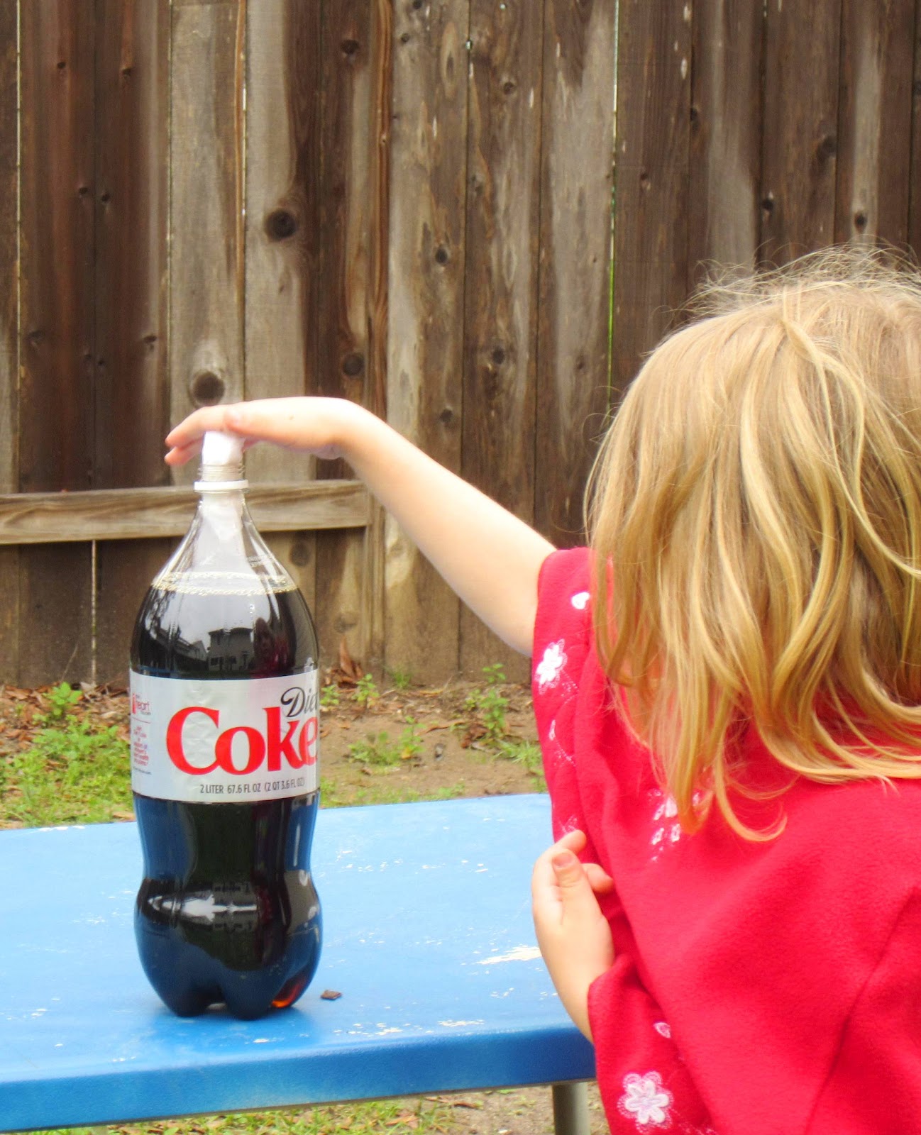 Science Experiment: Diet Coke and Mentos Geyser | Preschool Powol Packets