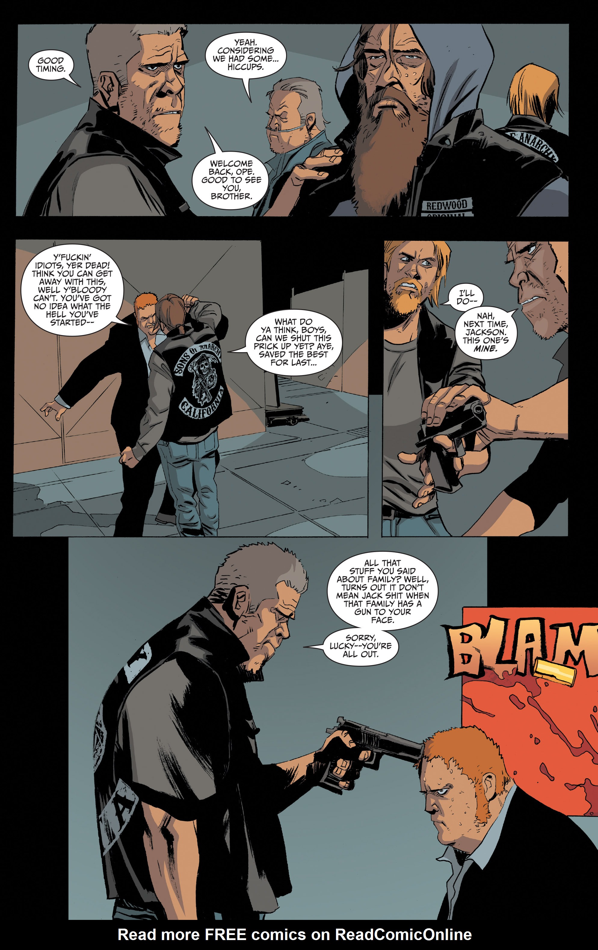 Read online Sons of Anarchy comic -  Issue #25 - 27