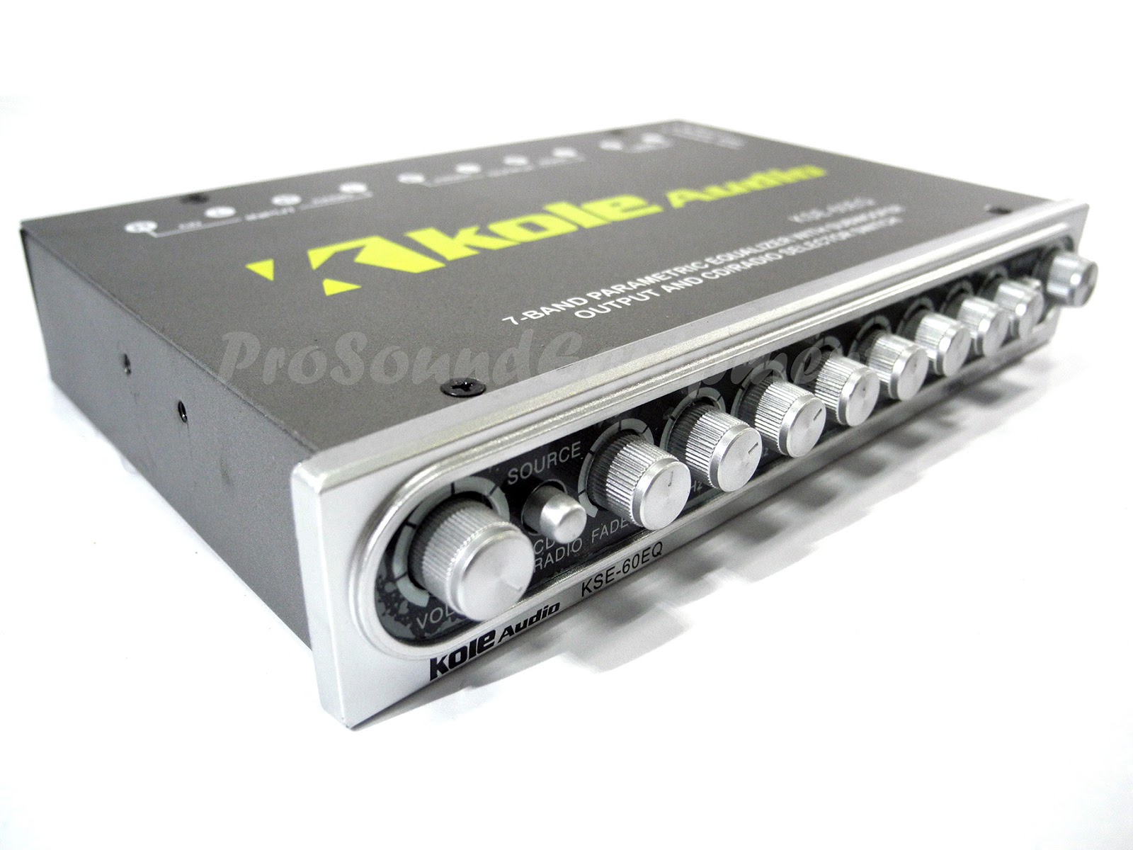 PRO SOUND EQUIPMENT TRADING KOLE AUDIO KSE60EQ 7 BAND PRE AMP