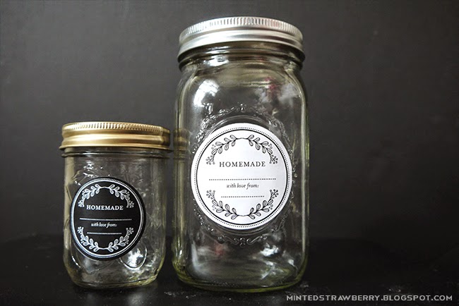 Free Printable Floral Homemade Mason Jar Labels Minted