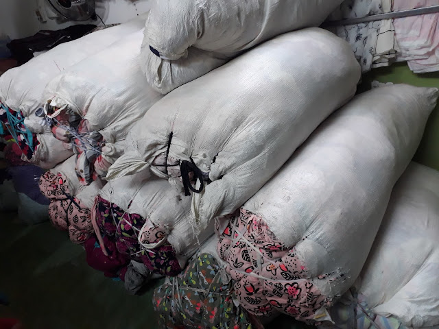 Cotton xuất dư Hàn quốc về lô gần 700kg Cotton xuất dư Hàn quốc về lô gần 700kg