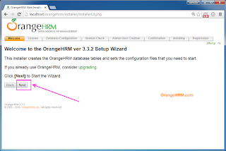Install OrangeHRM 3.3.2 on Windows 7 with XAMPP tutorial 6