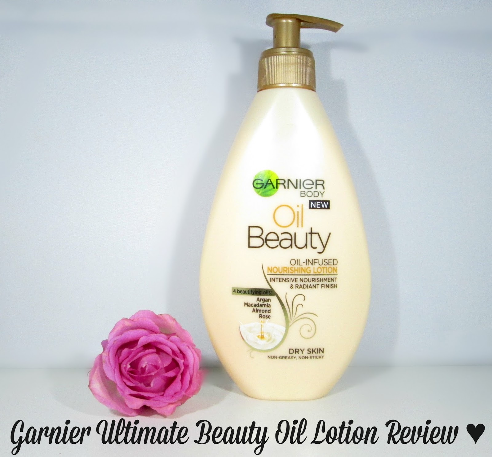 Garnier Ultimate Beauty Oil Lotion Review ♥
