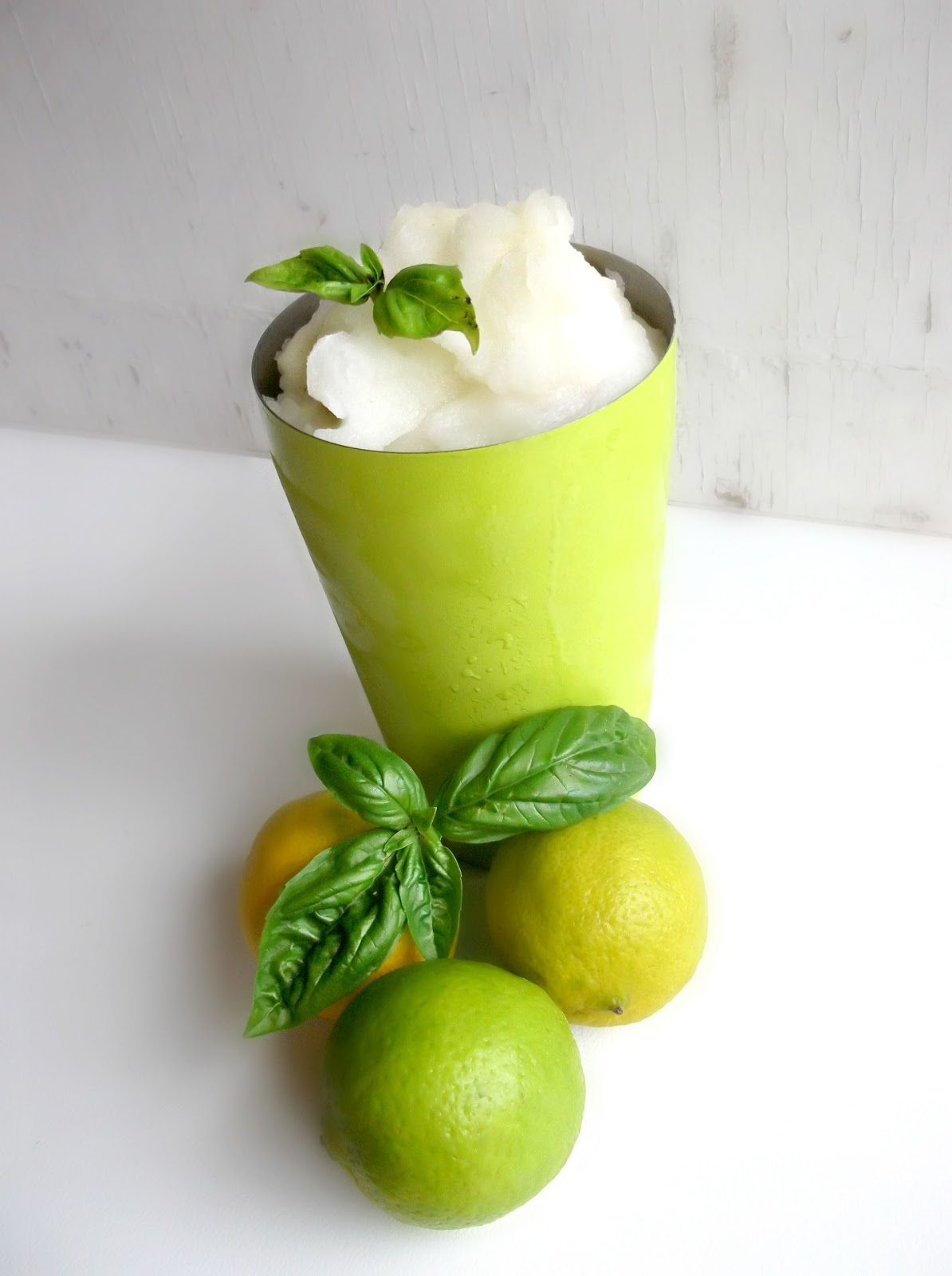 Lick The Spoon Lemon & Lime Basil Sorbet