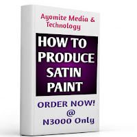 How to produce quality Satin paint (Ebook)