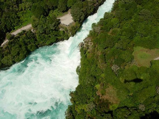 Huka Falls from the air