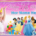 Disney Princess Free Birthday Party Tarpaulin PSD Template