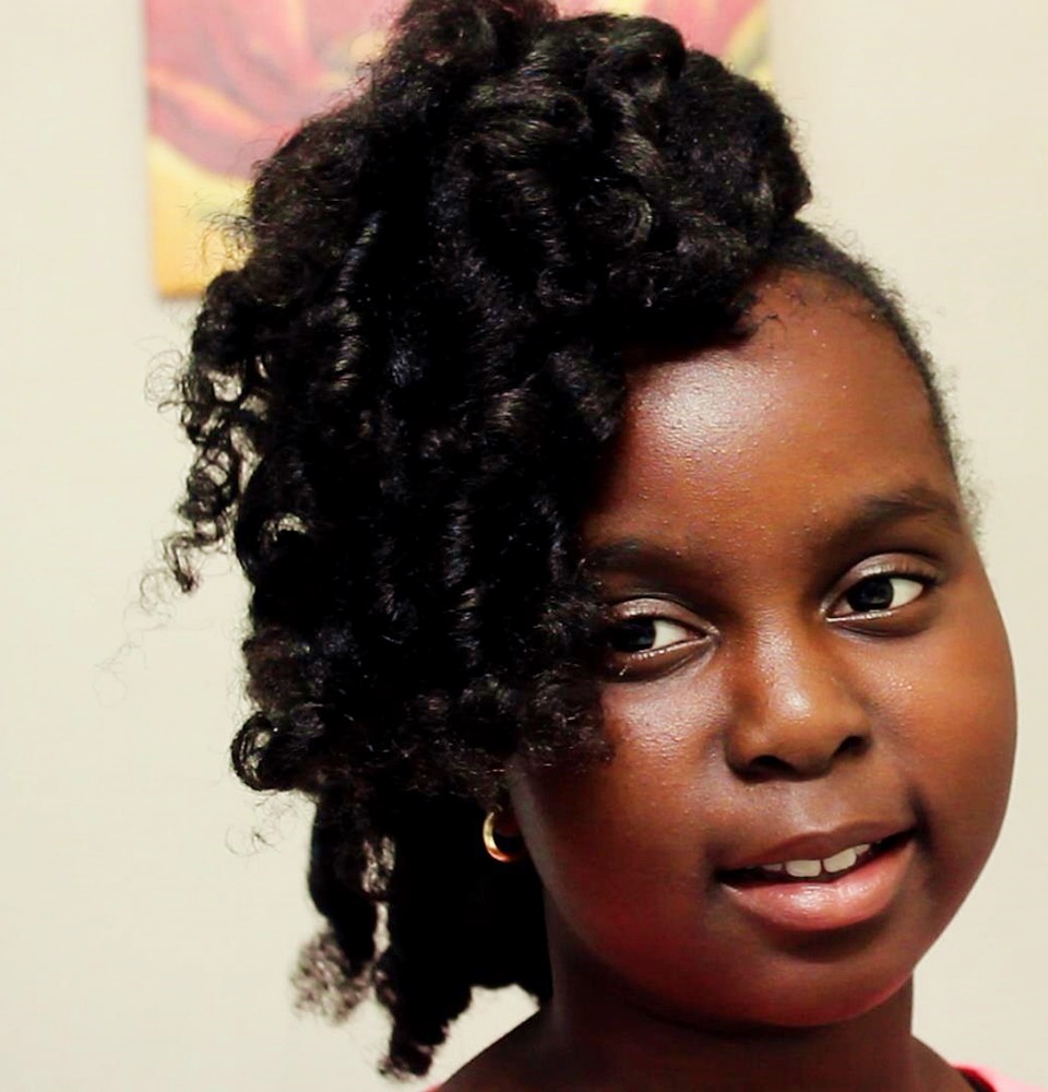 How to do Flexirod set on Natural Hair Kids African Naturalistas
