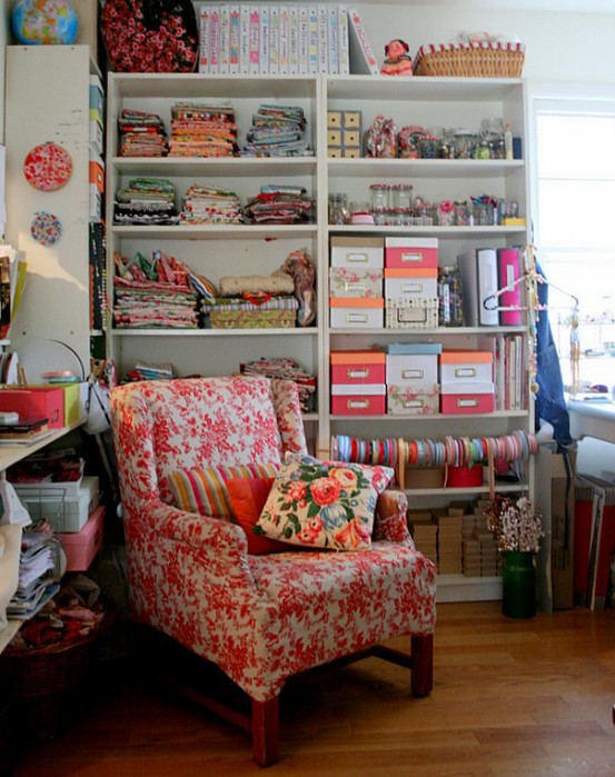 Crafty Girl Bliss Craft Room Ideas From Pinterest
