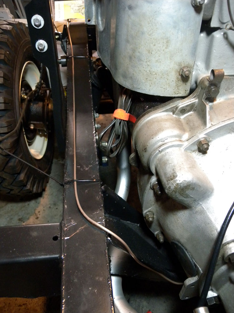 1960 Land Rover Restoration Automec Brake Line Kit Part 1