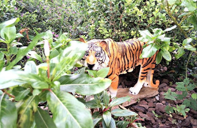 TIGRE DE RESINA, UMA RÉPLICA LINDA PARA DECORAR!!!