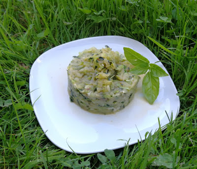 Lauwarmer Zucchinisalat - marokkanisch angehaucht Lauwarmer Zucchinisalat - marokkanisch angehaucht