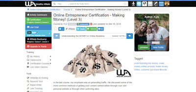 Wealthy affiliate make money online in Saudi Arabia