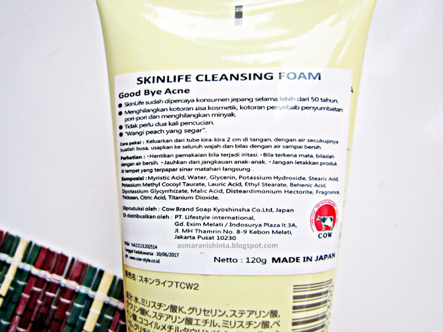 review skinlife acne cleansing foam