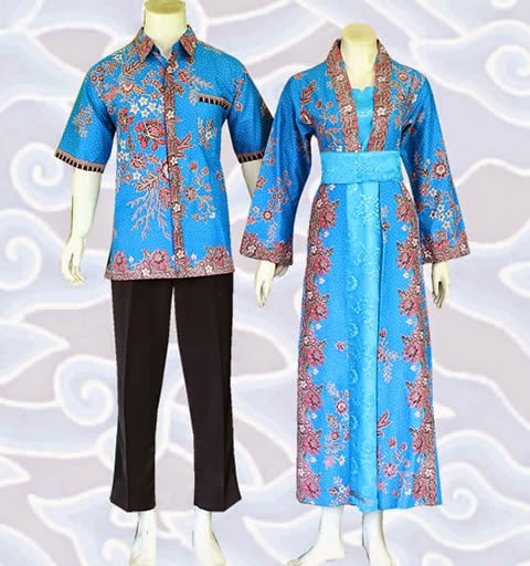 baju batik sarimbit muslim couple