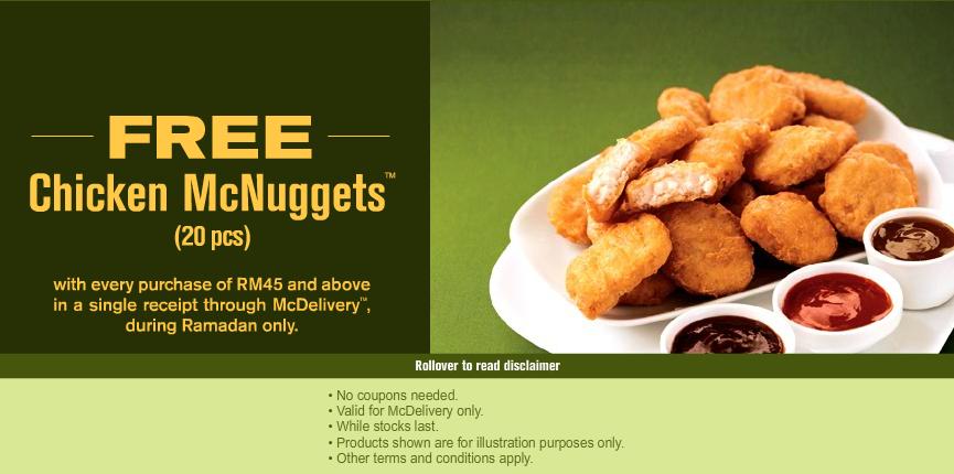 BiBi #39 s Corner: ForU: Free McDonald #39 s Chicken McNuggets (20pcs) BiBi #39 s Corner: ForU: Free McDonald #39 s Chicken McNuggets (20pcs)