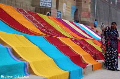 Kota suci varanasi india ghat terkenal di varanasi