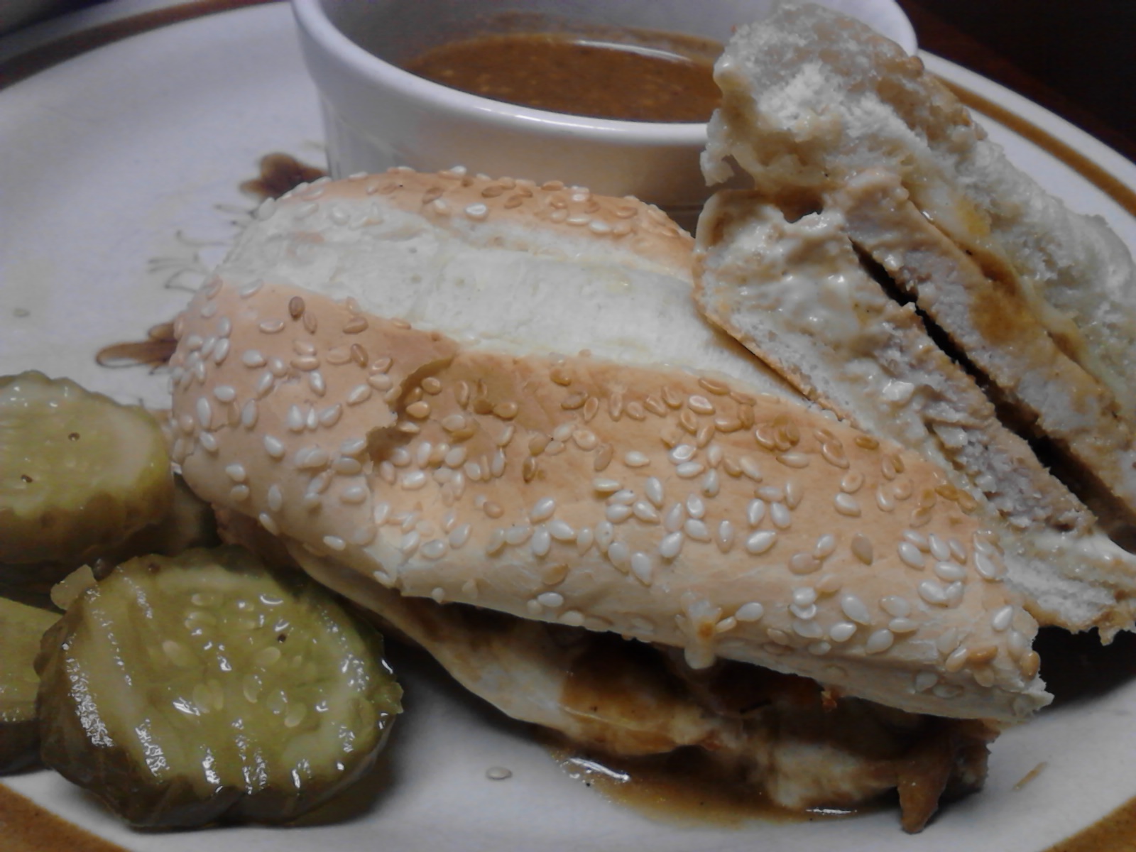 Kandy's Kitchen Kreations Roast Pork Au Jus Sandwiches