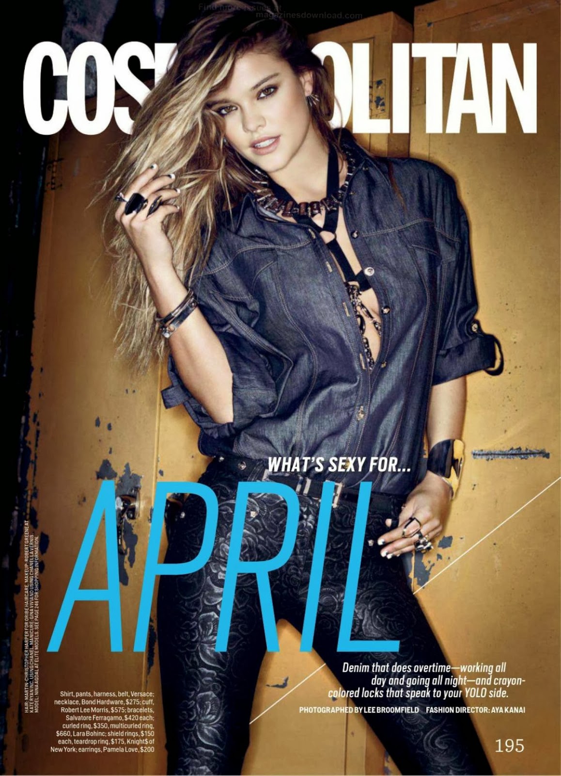 Farandula Digital ├: Nina Agdal – Cosmopolitan Magazine (April 2014)