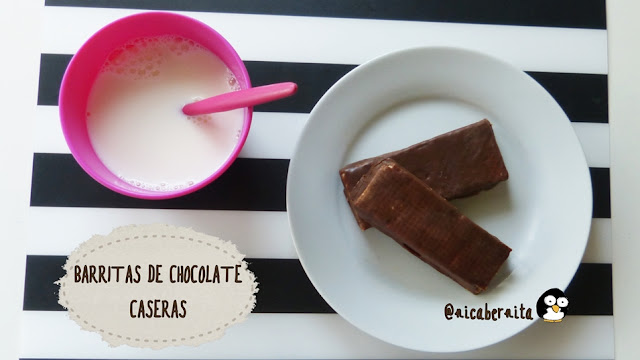 Chocolatinas caseras con chocolate con leche, galleta y crema de chocolate (Nica Bernita) Receta