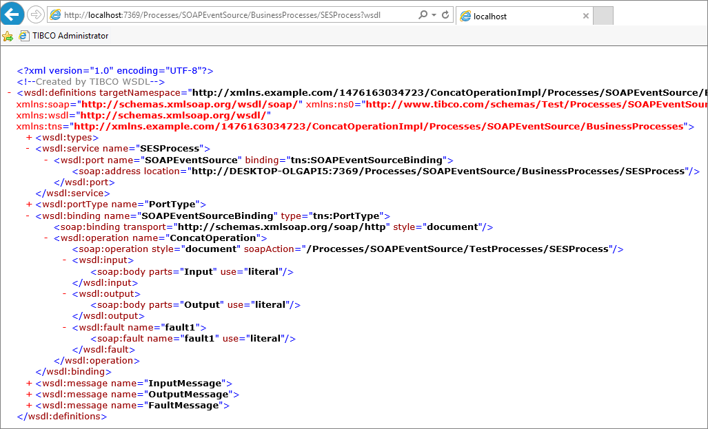 Retrieve Resources Activity | To Retrieve Concrete WSDL in TIBCO BW ...