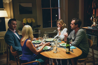 Clemence Poesy, David Morrissey, Laura Birn and Stephen Campbell in The Ones Below