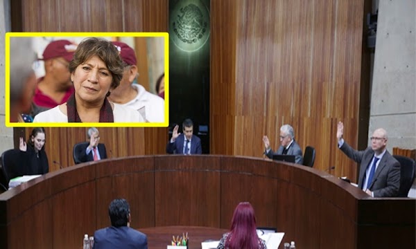 DELFINA: NO cantes victoria Del mazo, Con 45 juicios de revisión, Morena impugna ante el TEPJF la elección del Edomex DELFINA: NO cantes victoria Del mazo, Con 45 juicios de revisión, Morena impugna ante el TEPJF la elección del Edomex
