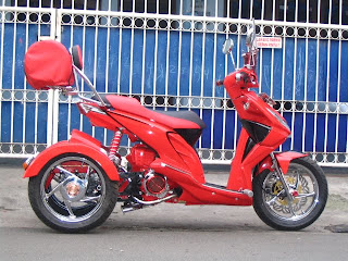 Modifikasi JOK MOTOR: Jok Motor Honda Beat Roda Tiga