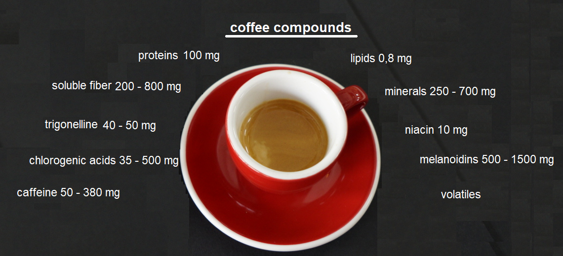 Состав кофе сахар. Состав кофе. Из чего состоит кофе химия. Хохоро кофе составы.