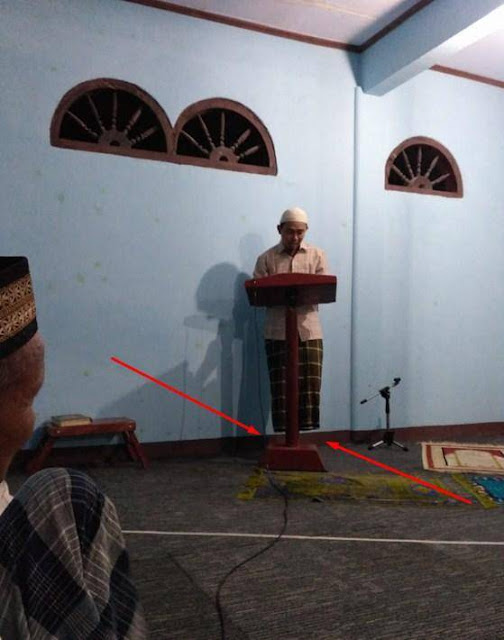 Merinding , Video Penceramah Tanpa Kaki Beredar, Bukti Bila Gambarnya Tidak Hoax