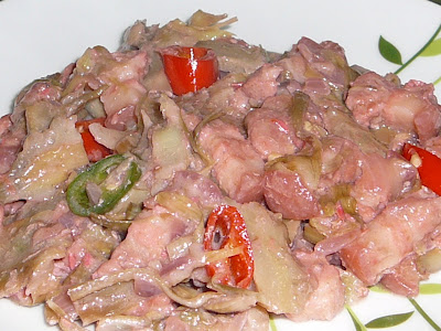 Ginataang Baboy with Artichoke, Pork with Artichoke in Coconut Milk