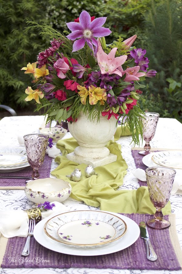 A Luncheon in the Garden- www.gildedbloom.com A Luncheon in the Garden- www.gildedbloom.com
