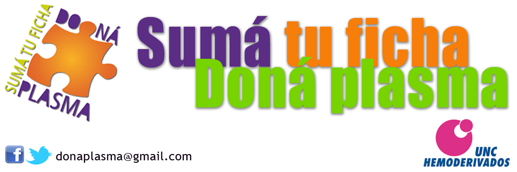 Campaña de Donación de Plasma "Sumá tu Ficha"