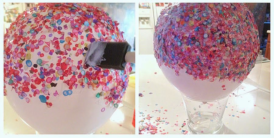 la reines blog: Schale aus Konfetti selber machen