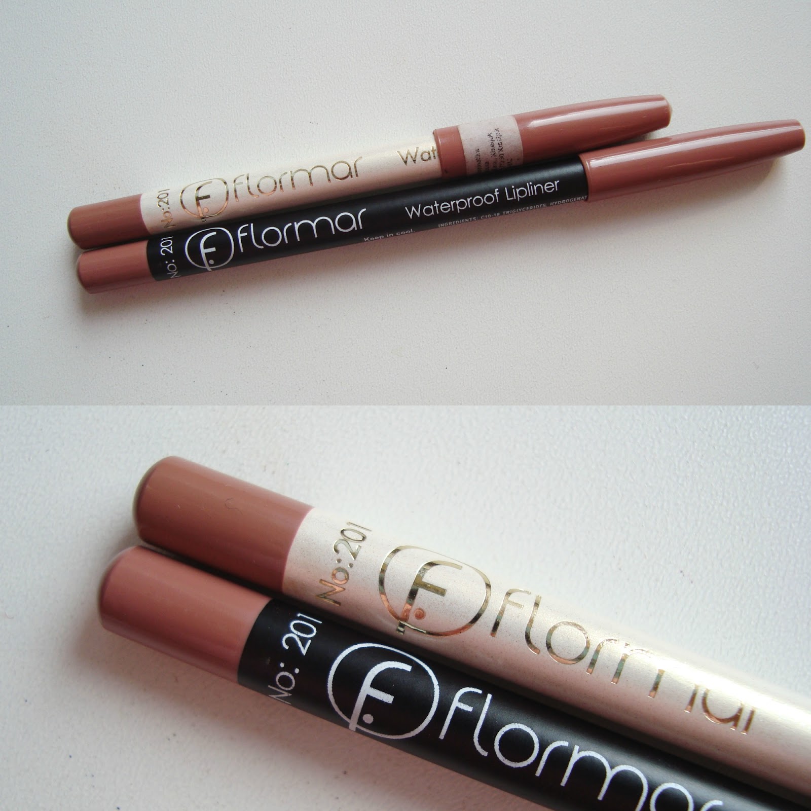 melaecannella Flormar Lip Pencil 231 229 201 222 205