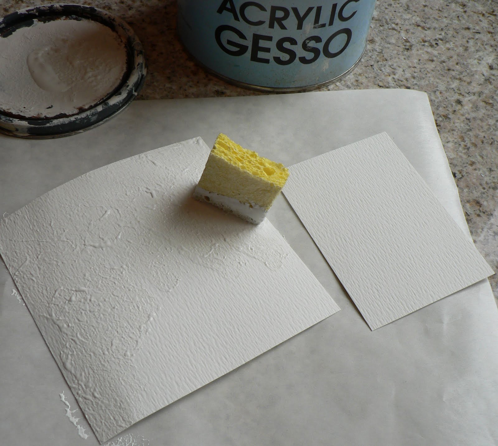 Creative Expressions G is for acrylic Gesso wash