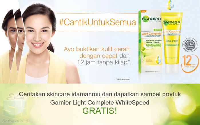 Sample Gratis Produk Garnier Light Complete WhiteSpeed 2016 Sample Gratis Produk Garnier Light Complete WhiteSpeed 2016