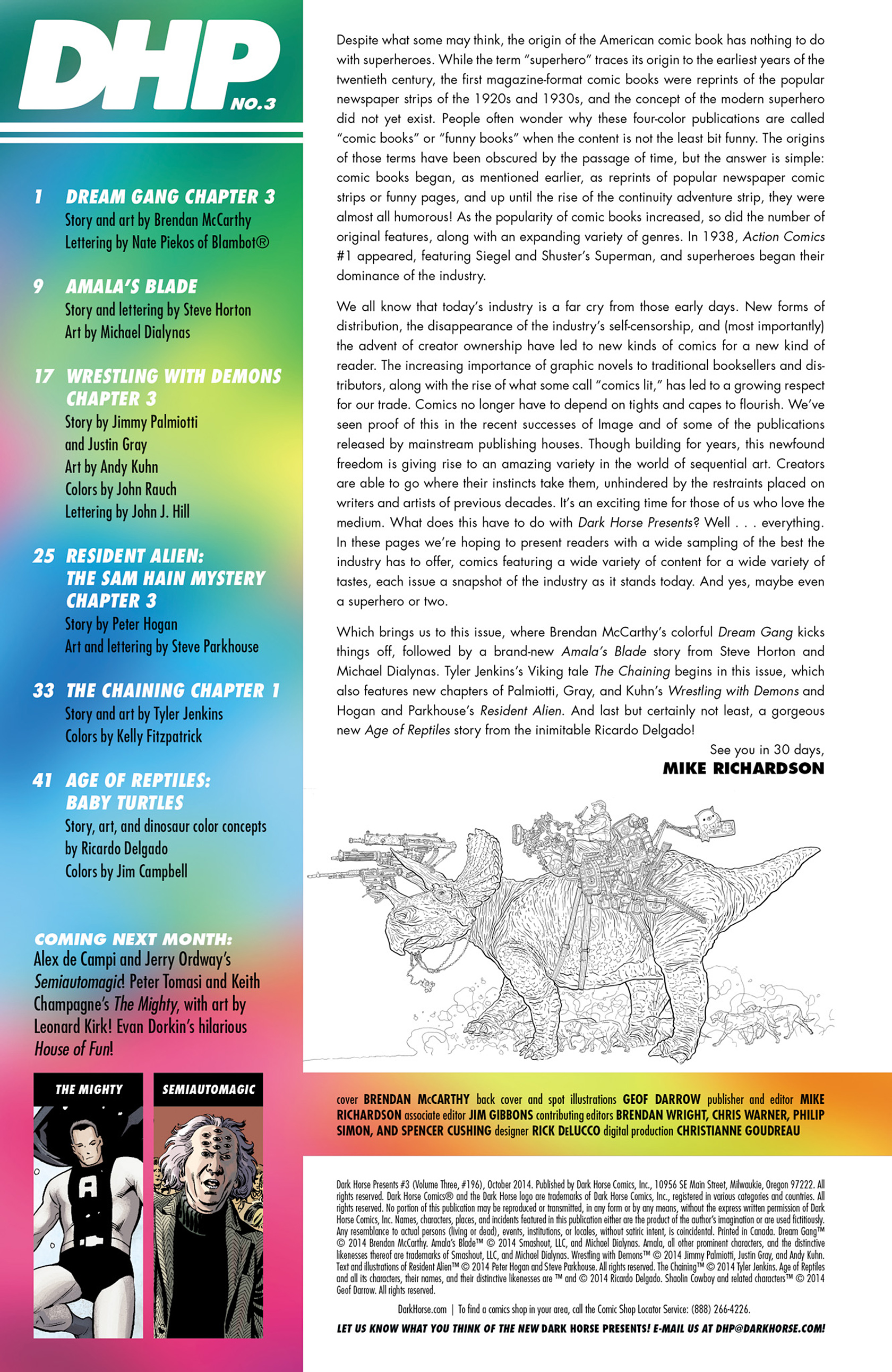 Read online Dark Horse Presents (2014) comic -  Issue #3 - 2