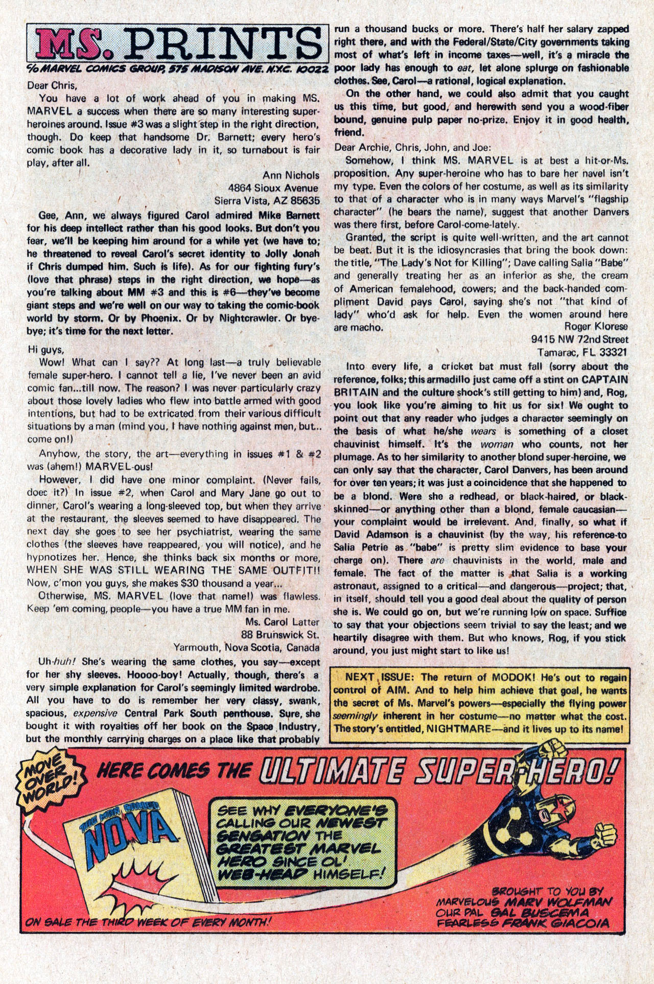 Ms. Marvel (1977) issue 6 - Page 21